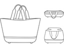 Reisenthel Tasche Shoppingbasket dots