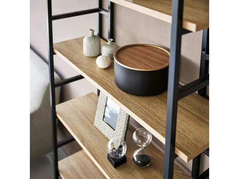 Yamazaki Aufbewahrungsbox Rin Nature/Schwarz