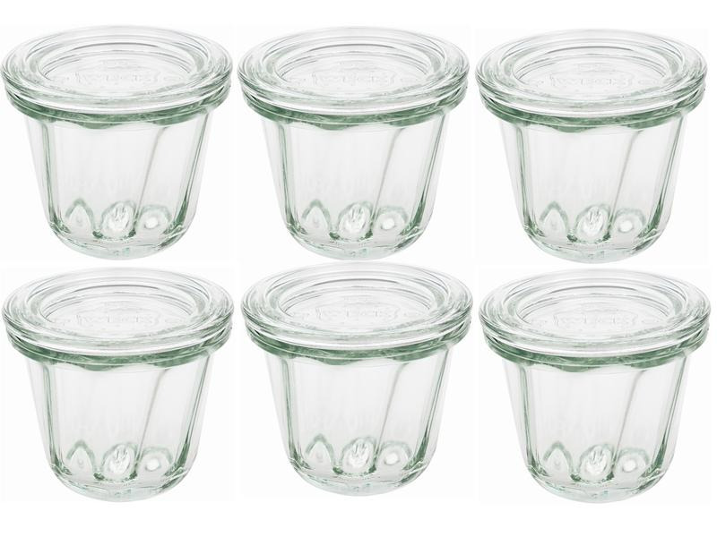 Weck Einmachglas 80 ml, 6 Stück