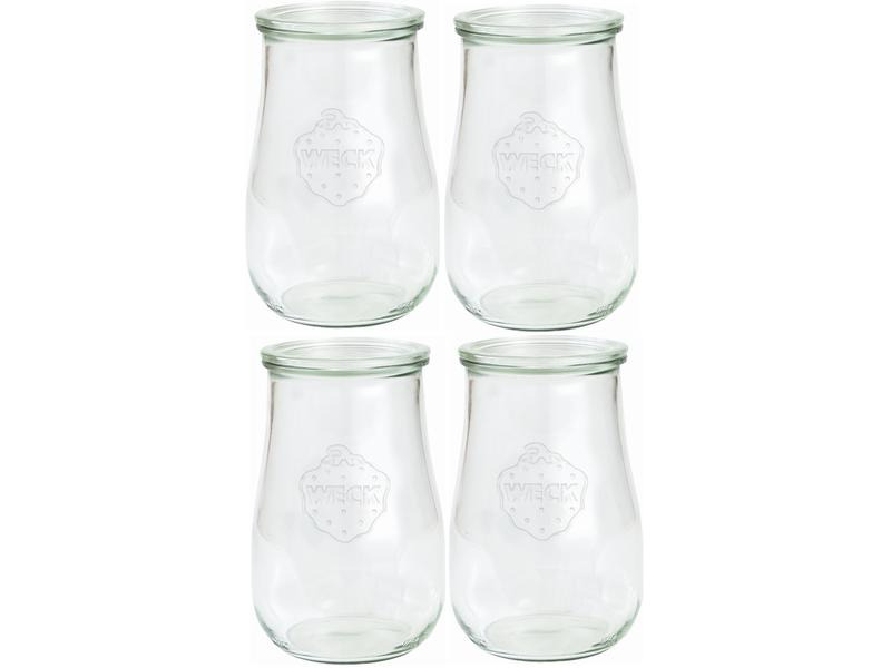 Weck Einmachglas 1500 ml, 4 Stück