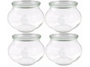 Weck Einmachglas 1000 ml, 4 Stück