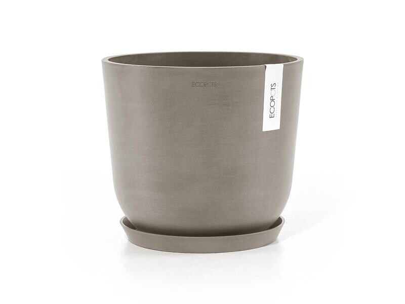 Ecopots Pflanzentopf Oslo 25, French Taupe