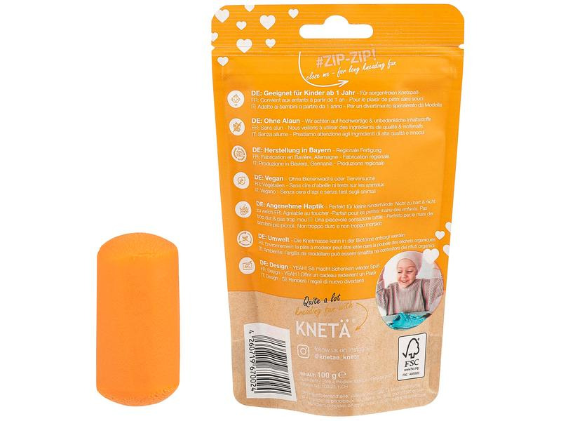 KNETÄ Vegane Spielknete Orange 100 g