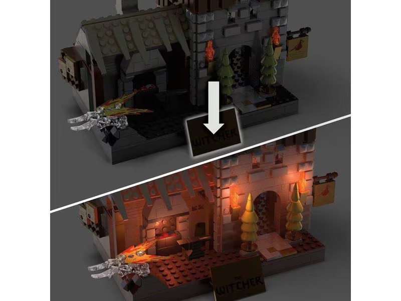 Mega Bloks Bausteinmodell The Witcher Geralts Greifjagd