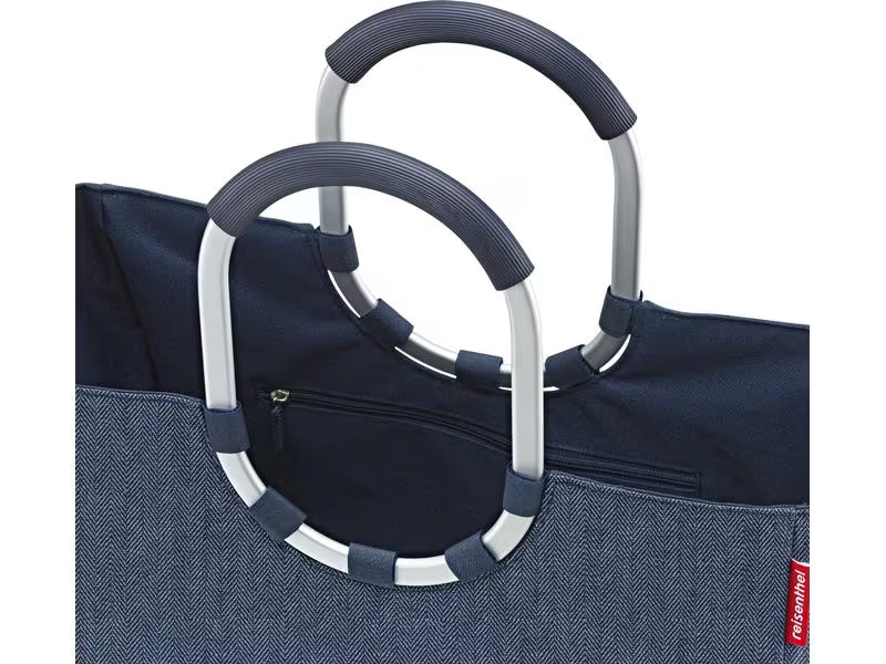 Reisenthel Einkaufskorb Loopshopper L Herringbone Dark Blue