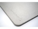 Moonstone Badteppich aus Diatomit 40 x 60 cm, Weiss