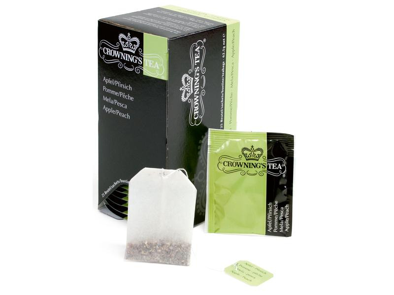 Crowning’s Tea Teebeutel Apfel/Pfirsich 25 Stück