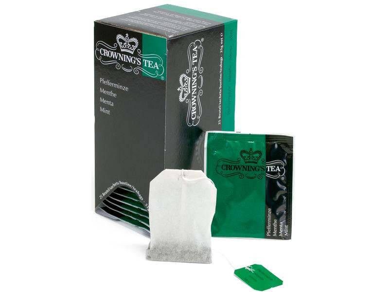 Crowning’s Tea Teebeutel Pfefferminze 25 Stück