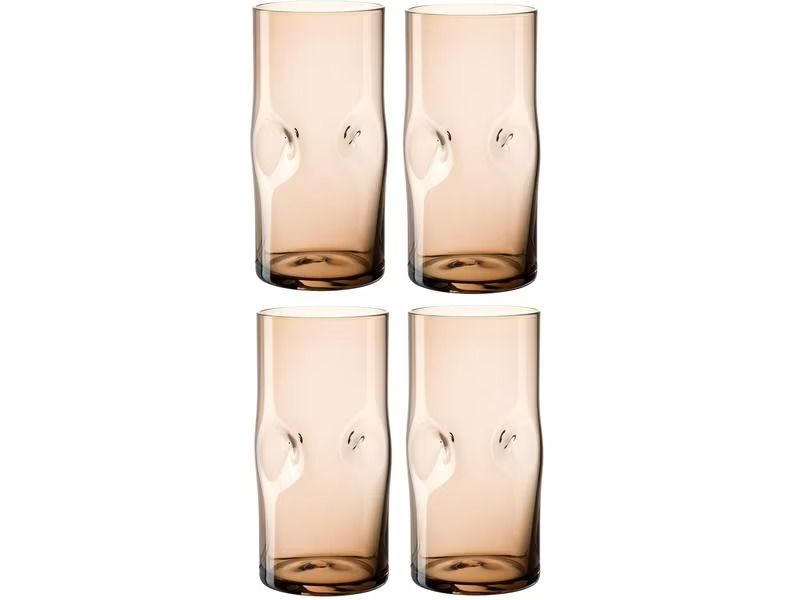 Leonardo Trinkglas Vesuvio 330 ml, 4 Stück, Braun