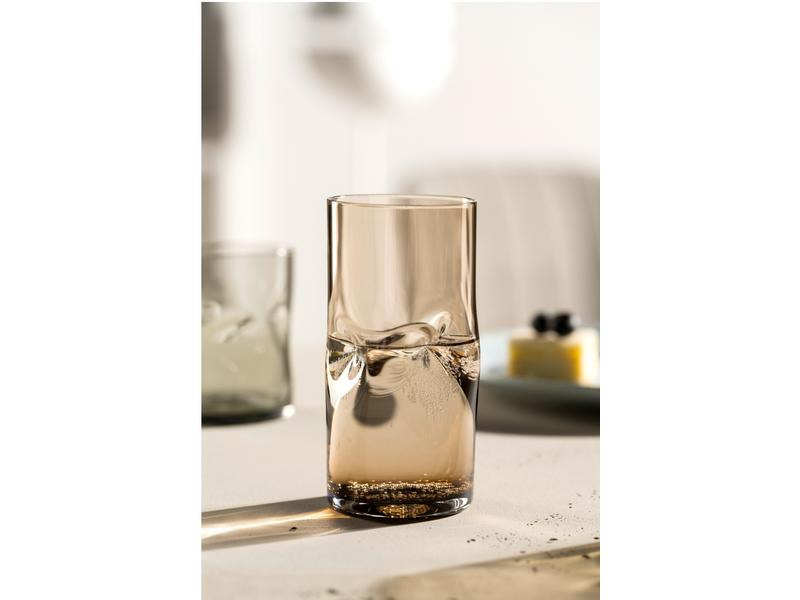 Leonardo Trinkglas Vesuvio 330 ml, 4 Stück, Braun