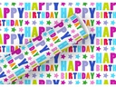 Braun + Company Geschenkpapier Happy Birthday  Sterne