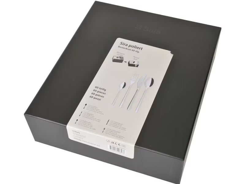 Sola Besteck-Set Sira 60-teilig, Silber
