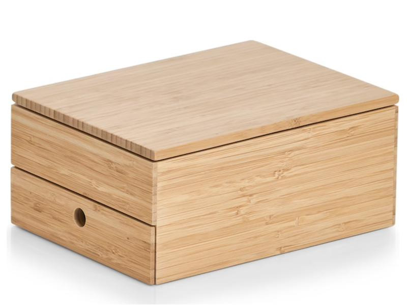 Zeller Present Schmuckhalter mit Spiegel Nature