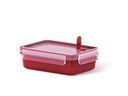 Emsa Mikrowellendose Clip &amp; Micro  0.8 l, Rot