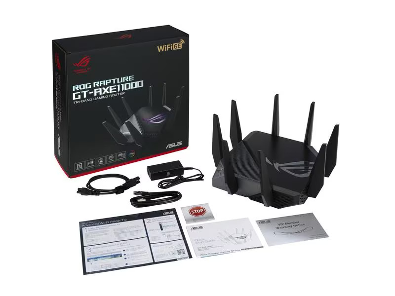 ASUS Tri-Band WiFi Router ROG Rapture GT-AXE11000