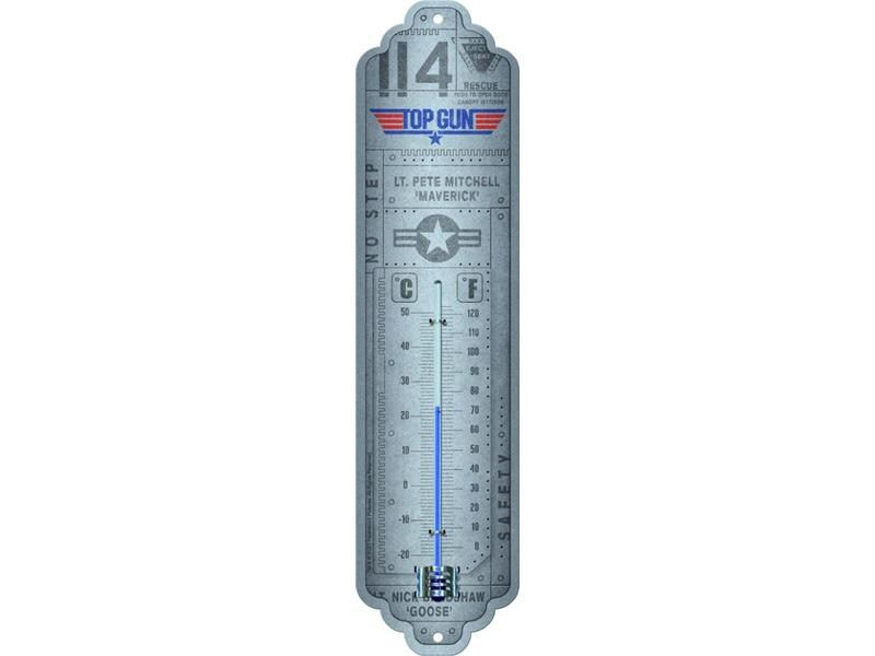 Nostalgic Art Thermometer Top Gun 6.5 x 28 cm