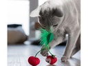 Petstage Katzen-Spielzeug Dental Cherries, Rot