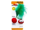 Petstage Katzen-Spielzeug Dental Cherries, Rot