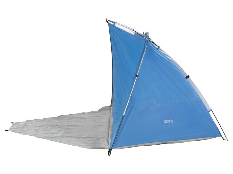 KOOR Strandzelt Muschel Blau