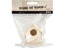 Creativ Company Holzartikel Vogelhaus Mini, Hellbraun, 1