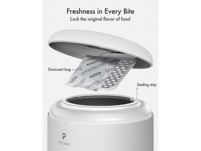 Petlibro Futterautomat Granary Dual Feeder 5 l, Weiss