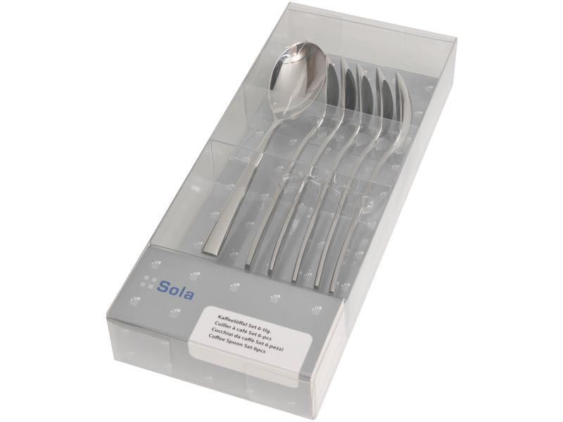 Sola Kaffeelöffel 6 Stück, Silber