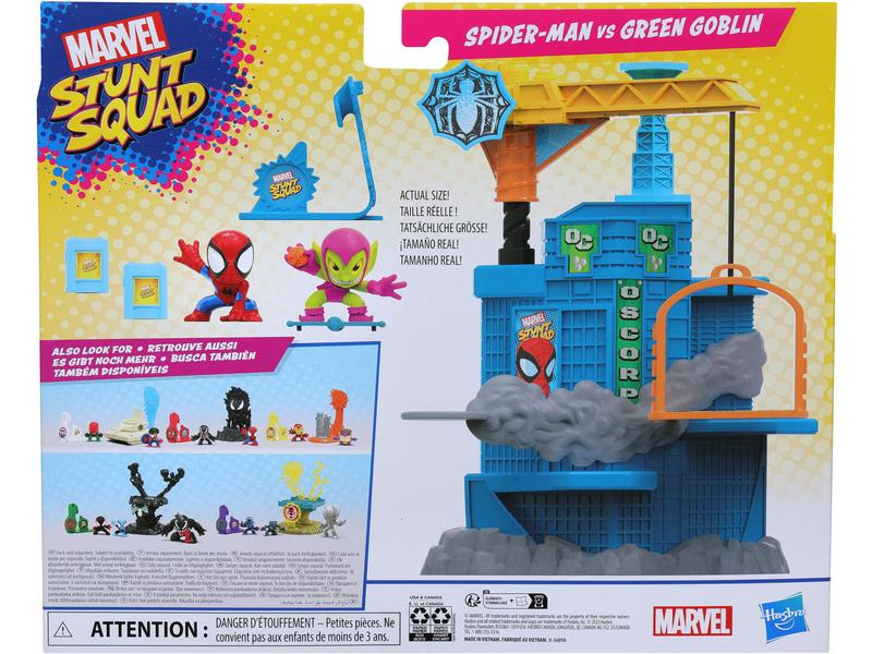 MARVEL Marvel Stunt Squad – Spider-Man vs. Green Goblin