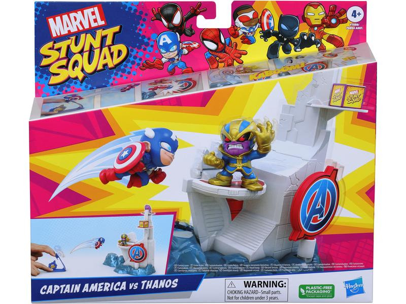 MARVEL Marvel Stunt Squad – Captain America vs. Thanos