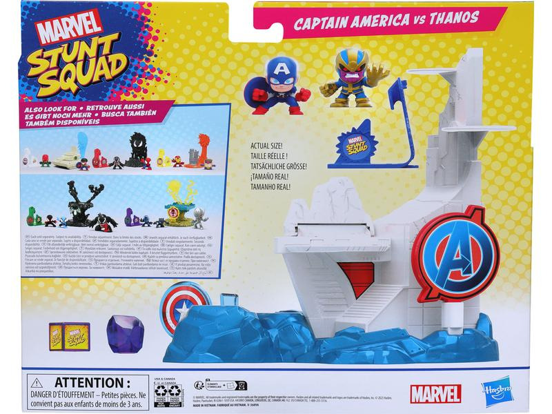 MARVEL Marvel Stunt Squad – Captain America vs. Thanos