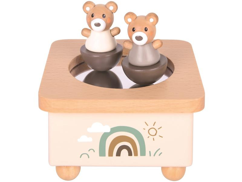 Spielba Holzspielwaren Musikspieldose Bär