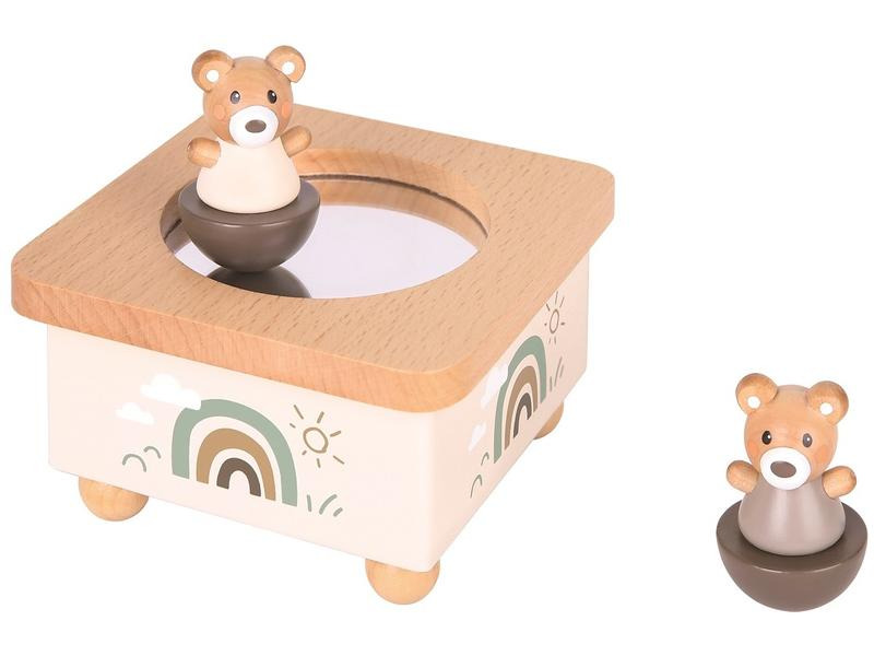 Spielba Holzspielwaren Musikspieldose Bär