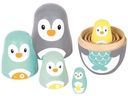 Spielba Holzspielwaren Matrjoschka Pinguin