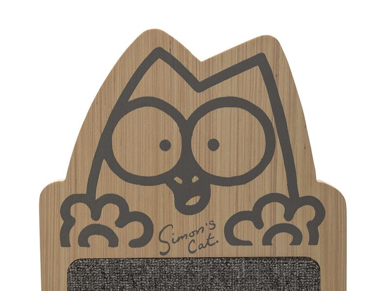 Simon's Cat Kratzbrett Grau/Braun