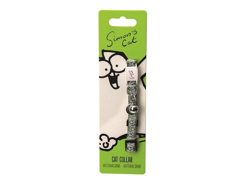 Simon's Cat Katzenhalsband Grün