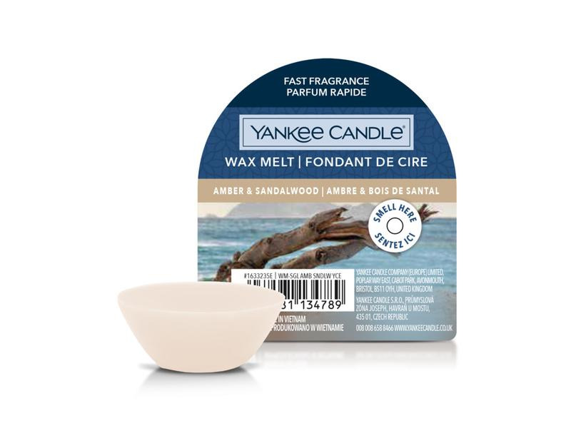Yankee Candle Signature Duftwachsplättchen Amber &amp; Sandalwood