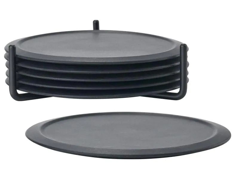 Zone Denmark Untersetzer Singles 6er Set, Schwarz