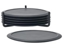 Zone Denmark Untersetzer Singles 6er Set, Schwarz