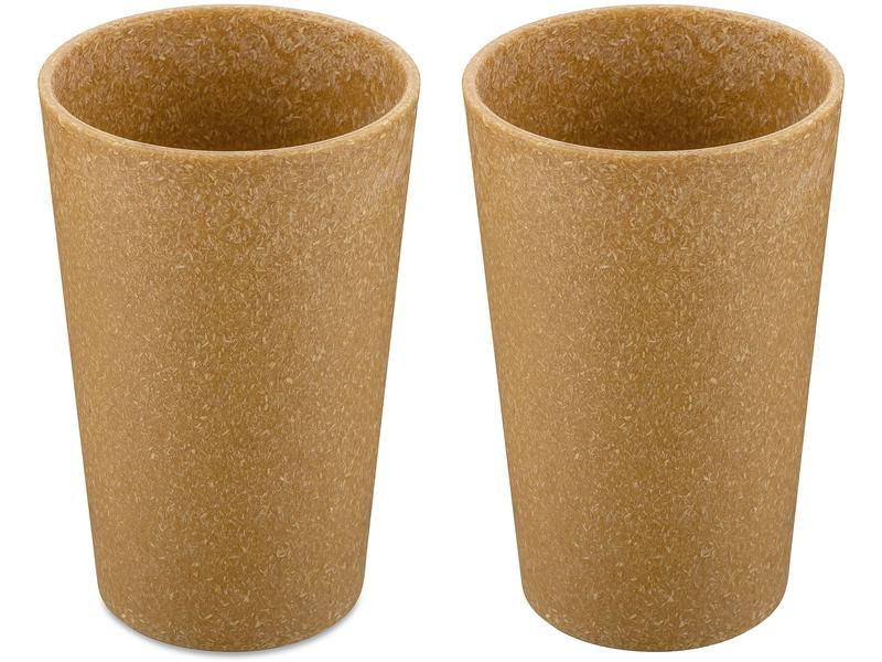 Koziol Trinkbecher Connect L 350 ml, 2 Stück, Beige