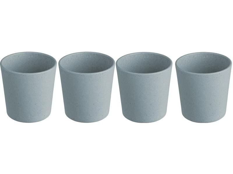 Koziol Trinkbecher Connect S 190 ml, 4 Stück, Blau