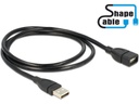 Delock USB 2.0-Kabel A - A ShapeCable 1 m