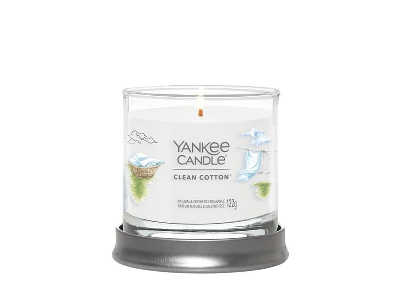 Yankee Candle Signature Duftkerze Clean Cotton Signature Small Tumbler