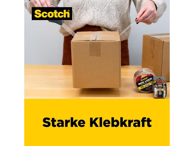 Scotch Verpackungsband Box Lock 48 mm x 20.3 m, 6 Rollen
