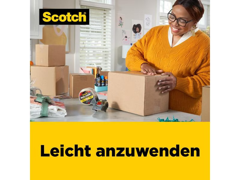 Scotch Verpackungsband Box Lock 48 mm x 20.3 m, 1 Rolle