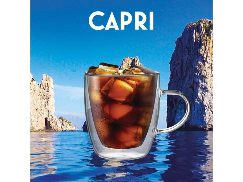 Bialetti Kaffeetasse Capri 350 ml, 2 Stück, Transparent