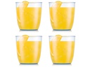 Bodum Outdoor-Becher Kvadrant 350 ml, Blau, 4 Stück