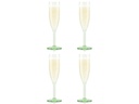 Bodum Outdoor-Champagnerglas Oktett 120 ml, Grün, 4 Stück