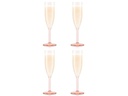Bodum Outdoor-Champagnerglas Oktett 120 ml, Rosa, 4 Stück