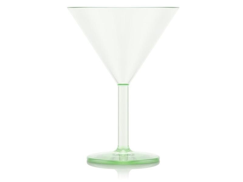 Bodum Outdoor-Martiniglas Oktett 180 ml, Grün, 4 Stück