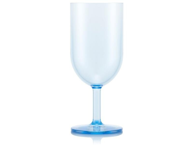Bodum Outdoor-Weinglas Oktett 230 ml, Blau, 4 Stück
