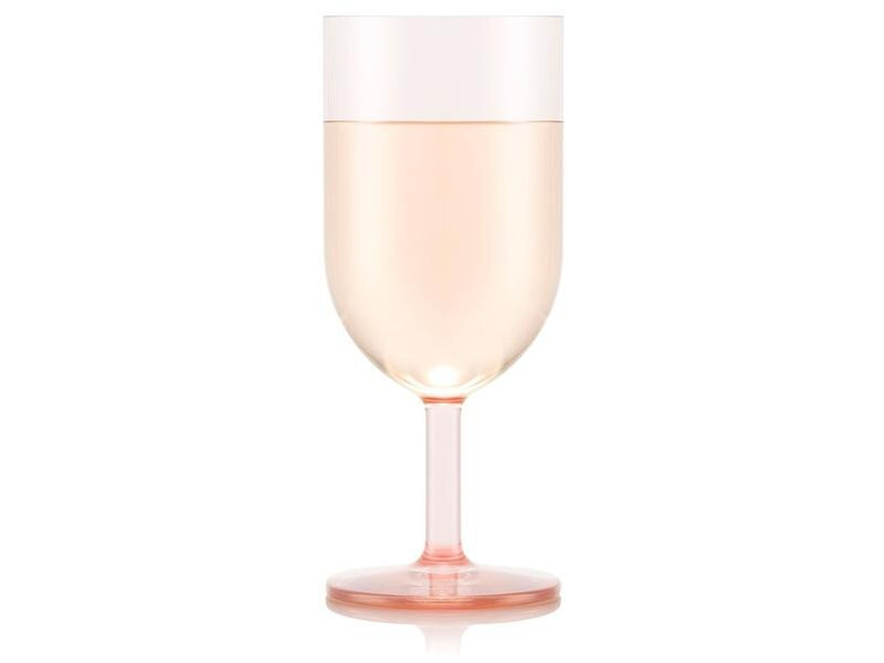 Bodum Outdoor-Weinglas Oktett 230 ml, Rosa, 4 Stück
